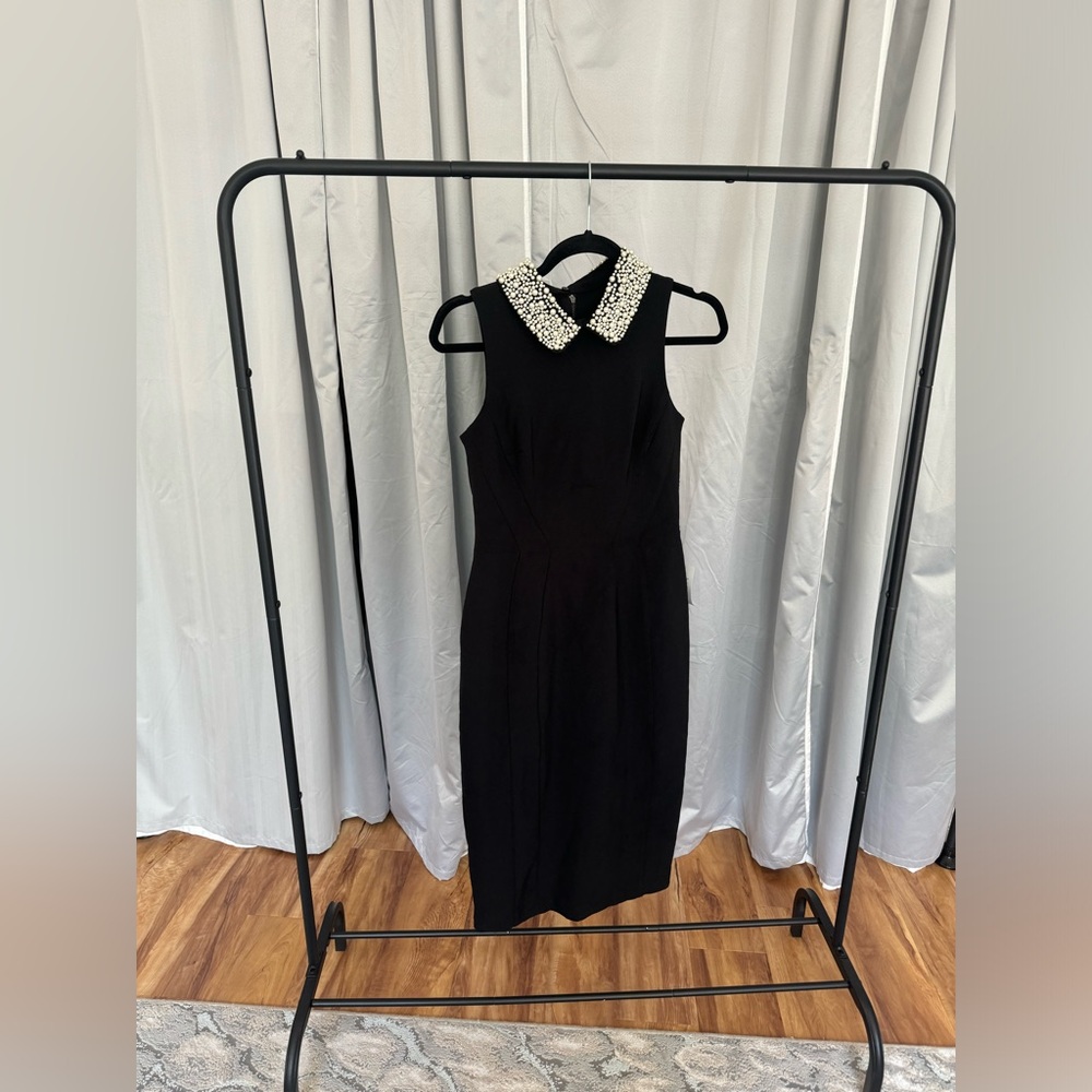 Maggy London Pearl Collar Dress